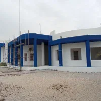 نقاشی ساختمان و درب وپنجره راه پله و نرده