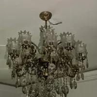 لوستر برنجی۱۲ لاله