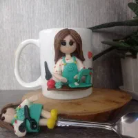 ست ماگ و قاشق عروسکی