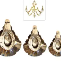 کریستال لوستر.پرده