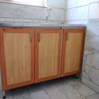 کابینتهای فلزی سالم با سینک و هود و آبچکان|مصالح و تجهیزات ساختمان|تهران, شهید رجایی|دیوار