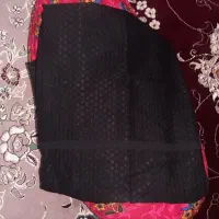 پارچه چادرمشکی طرح دار