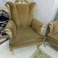 مبل هفت نفره سالم هست نشیمن و فومش اصلا نخوابیده|مبلمان خانگی و میز عسلی|بهارستان, |دیوار