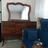 میزتیوی وآیینه کنسول ست خیلی خوشرنگ نومناسب جهزیه|میز تلویزیون|پرند, فاز ۴|دیوار