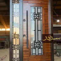 درب ضدسرقت شیشه ای  لابی کرکره برقی سکوریت کد C001