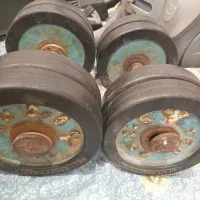 یک جفت دمبل ۱۰کیلویی|تجهیزات ورزشی|مشهد, شهید احمدی روشن|دیوار