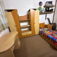 سرویس خواب نوجوان همراه کتابخانه و میز کامپیوتر