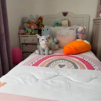 تخت نوجوان (نود سانت دردومتر) باتشک|تخت و سرویس خواب|پردیس, فاز ۱۱|دیوار