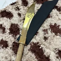 شمشیر زیبای رنگ طلایی ثابت با کیفیت
