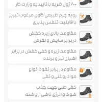 کفش ایمنی سایز ۴۰|کیف، کفش، کمربند|شهرکرد, |دیوار