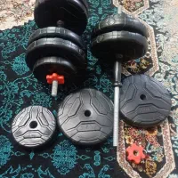 دمبل متغیر فلزی محافظ لاستیک دار|تجهیزات ورزشی|ری, سیزده آبان|دیوار