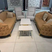 مبل 8نفره با بهترین پارچه و چوب/کد3030|مبلمان خانگی و میز عسلی|شیراز, لاله|دیوار