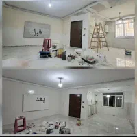 نقاشی ساختمان .نما . استخر. کینتکس .کناف