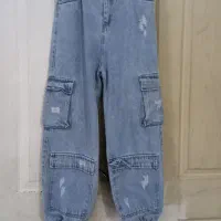 شلوار کارگو بامبر و تیشرت لانگ|لباس|مشهد, شهید علی محمدی|دیوار