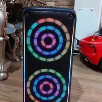 اسپیکر باند کوبنده رقص نوردار دی جی جدید(2میکروفن)