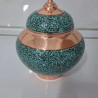 قندان مس فیروزه کوبی کاملانو