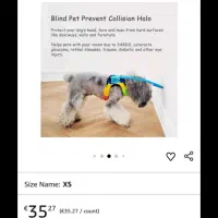 قلاده برای سگ نابینا