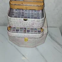 کیف آرایش عروس و داماد ست و کاملا نو|کیف، کفش، کمربند|تهران, جوادیه|دیوار