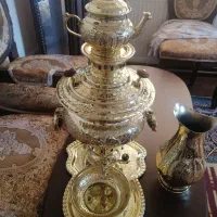 سماور زغالی برنز|سماور، چای‌ساز، قهوه‌ساز|تبریز, |دیوار