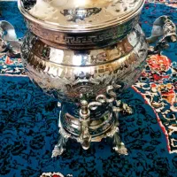 سمارو ۷لیتری برنجی|سماور، چای‌ساز، قهوه‌ساز|صحنه, |دیوار