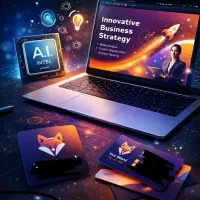 طراحی لوگو و پاورپوینت حرفه‌ای و مناسب کسب‌وکار