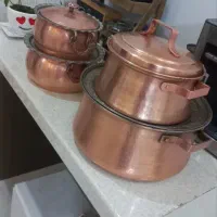 معاملات ظروف مسی و روحی و تفلون و برنجی وغیره.|ظروف پخت‌وپز|مشهد, آزادشهر|دیوار