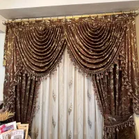 پرده پذیرایی و تراس