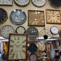 ساعت دیواری مستطیلی تمام چوب طبیعی روس زمینه پتینه|ساعت دیواری و تزئینی|مشهد, کوشش|دیوار