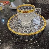 ظروف کریستالی طرح آنجلیکا دور طلایی|ظروف سرو و پذیرایی|تهران, امیریه|دیوار