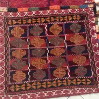 خورجین دستبافت انتیک سالم ریزبافت عشایری|گلیم، جاجیم، گبه|تهران, شهرک غرب|دیوار