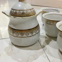 سرویس چایخوری ۱۰عدد فنجان،قوری.قندان.شیرخوری|ظروف سرو و پذیرایی|اصفهان, شهرک ولیعصر|دیوار