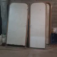 درب چوبی با چارچوب چوبی ولی خیلی محکم