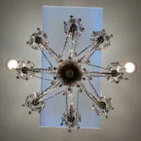 لوستر کریستال چک|لوستر و چراغ آویز|پرند, فاز ۴|دیوار