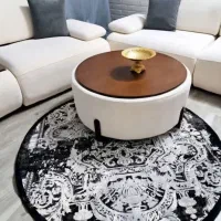 گلیم فرش پتینه، گرد قطر۱۵۰ و ۱در۱ونیم