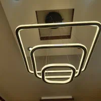 دو لوستر مدرن|لوستر و چراغ آویز|قزوین, |دیوار