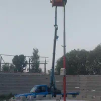 چرثقیل۲تن نیسانی  مجهز به سبدبالابر۱۰متری|خدمات حمل و نقل|اردبیل, |دیوار