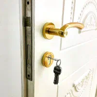 دستگیره ۲تیکه روزت درب چوبی