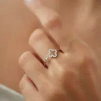 انگشتر نقره ونکلیف