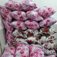 دوخت انواع بالشت و قبول سفارشات|رختخواب، بالش، پتو|قم, بنیاد|دیوار