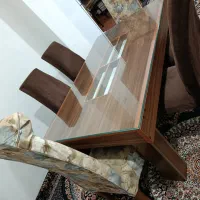 میز غذا خوری شش نفره با 6عدد صندلی