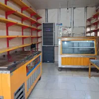 یخچال ویترینی ، فریزر و قفسه فلزی