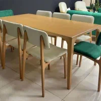 میز و صندلی ناهارخوری چهار نفره مدل نیلا