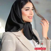 مینی اسکارف ساتن ابریشم به صورت عمده و ضمانت بالا