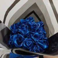 یک دسته گل روبانی