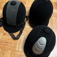 کلاه سوارکاری و گتر سوارکاری چرم و کفش ۳۸ و لگ