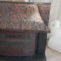 بخاری گازی طرح شومینه|بخاری، هیتر، شومینه|بیرجند, |دیوار