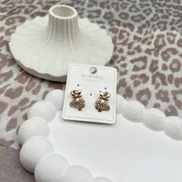 انواع گوشواره های مارک اصلی ژوپینگ با طلا مونمیزنه