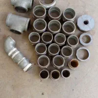 اتصالات گالوانیزه سایز بزرگ چهار  سه و دو اینچ