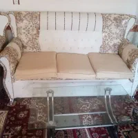 مبل راحتی شیش نفره کار کرده|مبلمان خانگی و میز عسلی|عجب شیر, |دیوار