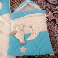 لحاف و قنداق فرنگی نوزاد در حد نو|اسباب و اثاث بچه|مشهد, شیرودی|دیوار